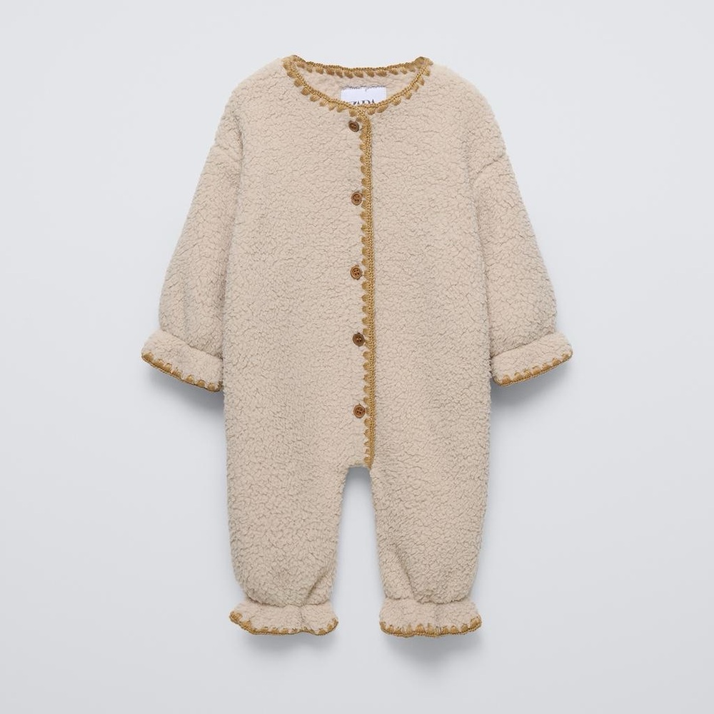 Zara shearling jumper and bonnet - Picture 2 of 4
